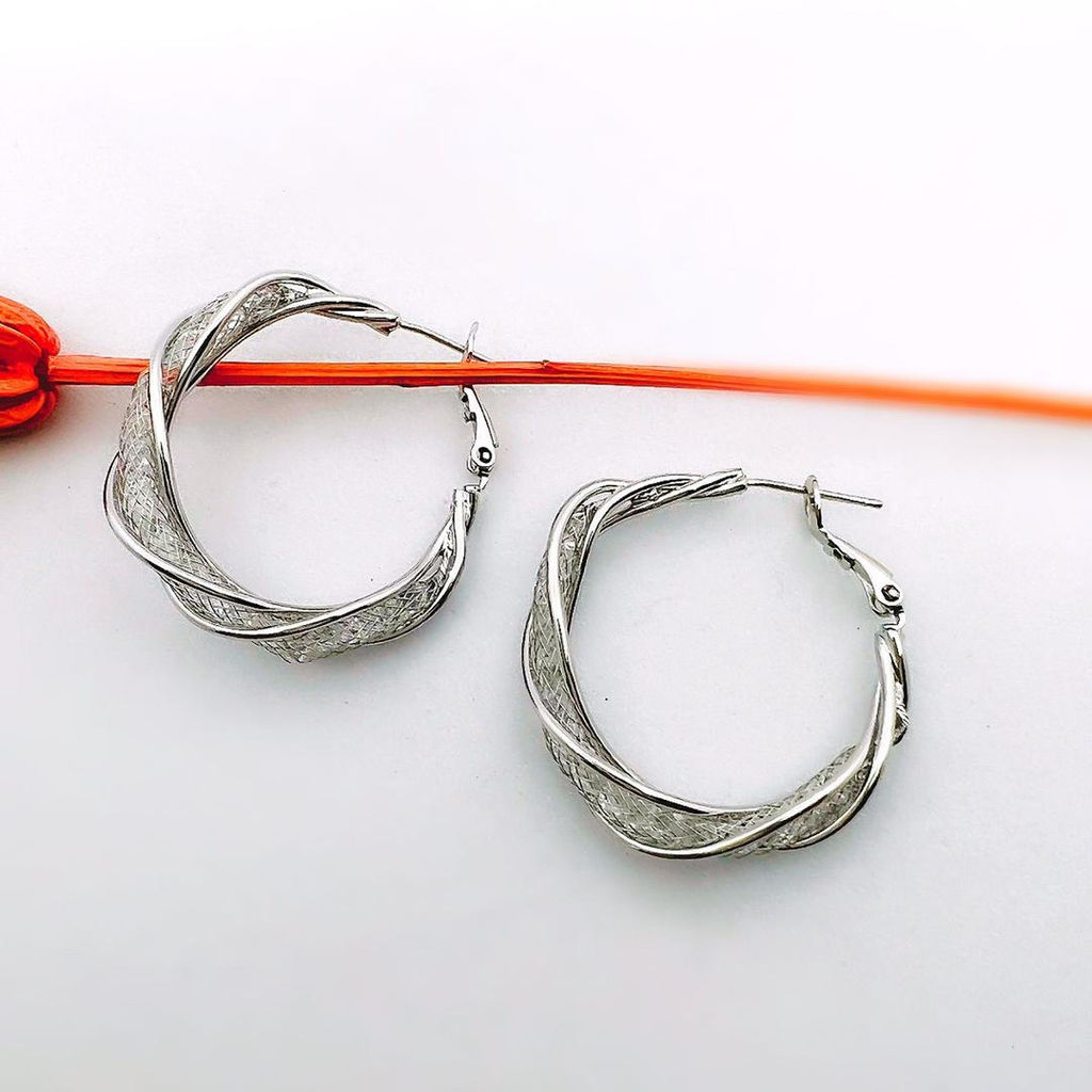 11-502534390  Серьги с итальянским замком