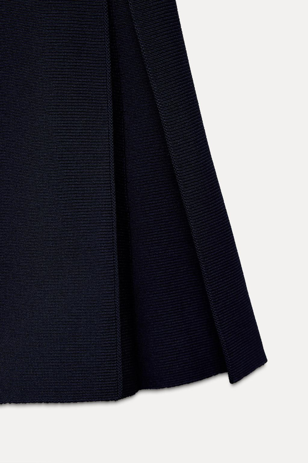 PLAIN KNIT MINI SKIRT - Zara фото 8