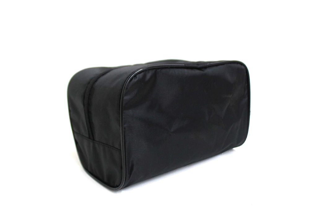 Косметичка "ЛЯГУШКА" (22,5 х13 х h13) Чёрная