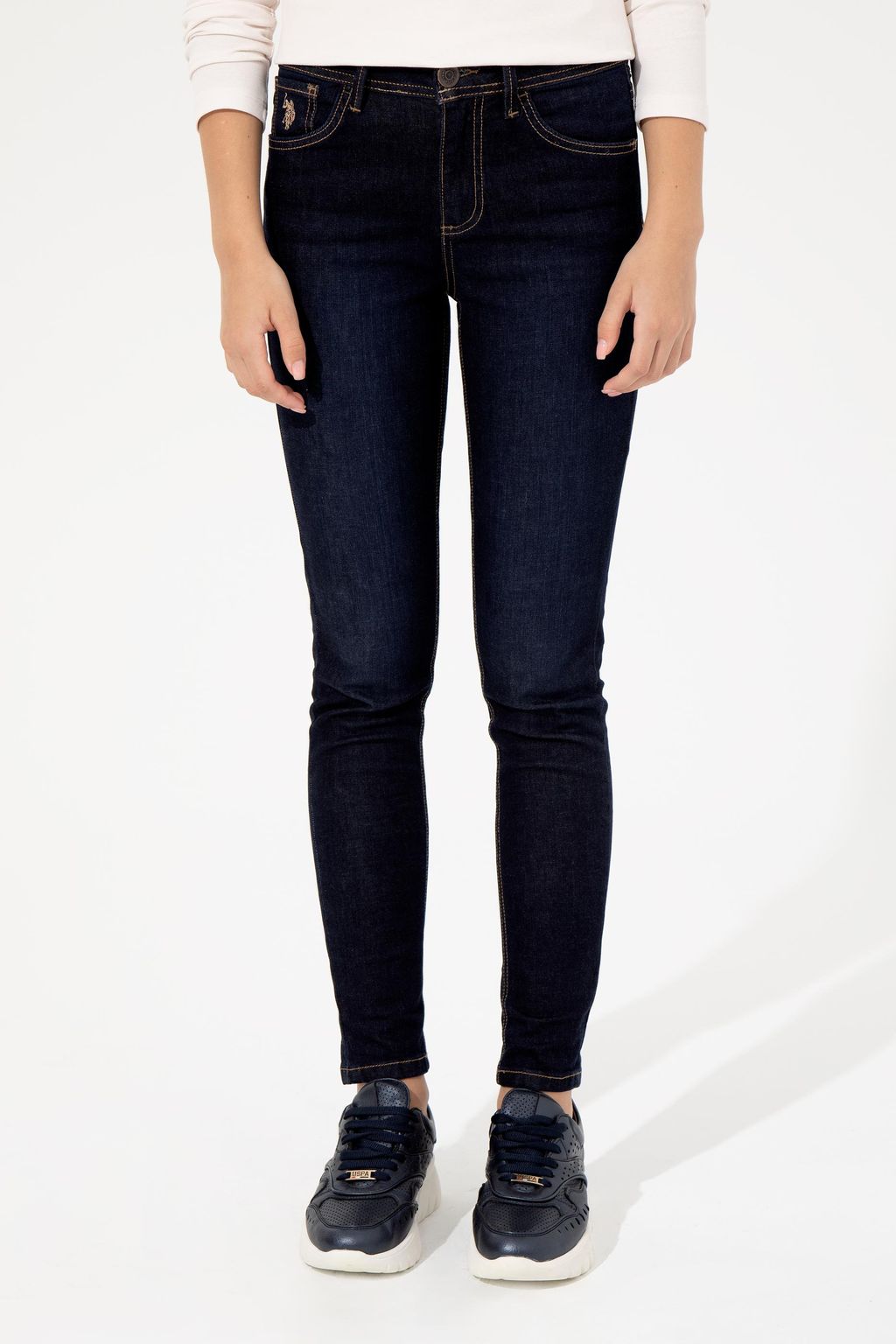 U. S. Polo Assn Женские темно-синие джинсовые брюки - U.s. polo assn фото 2