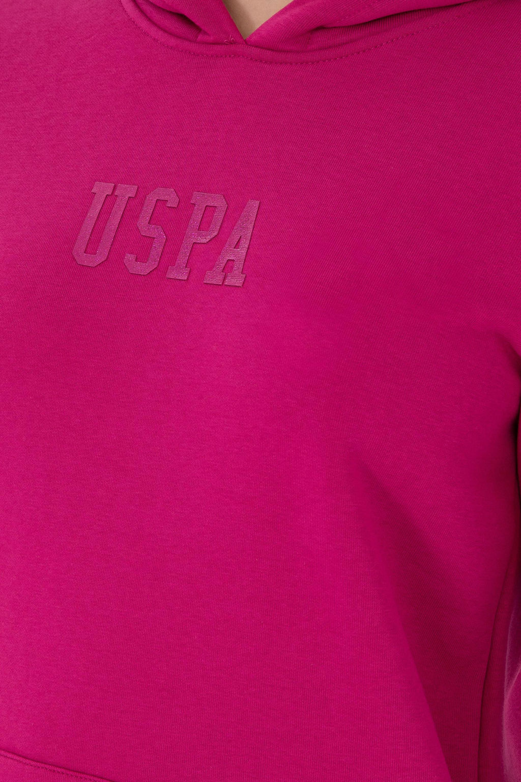 Женский базовый свитшот цвета фуксии Неожиданная скидка в корзине - U.s. polo assn фото 7