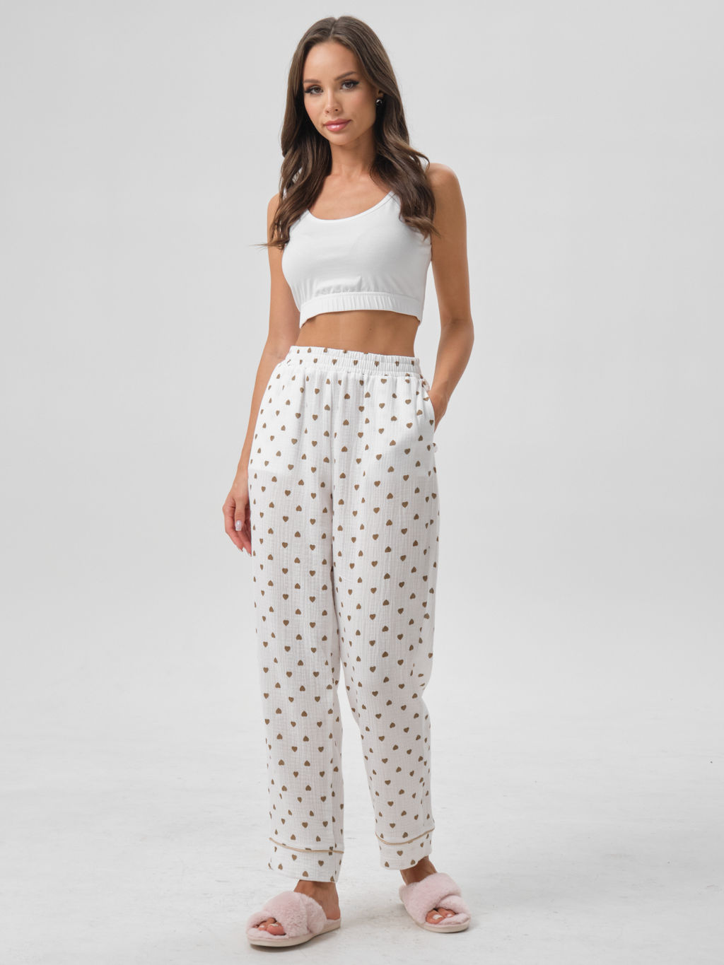 Брюки из муслина с принтом - Stilla фото 4