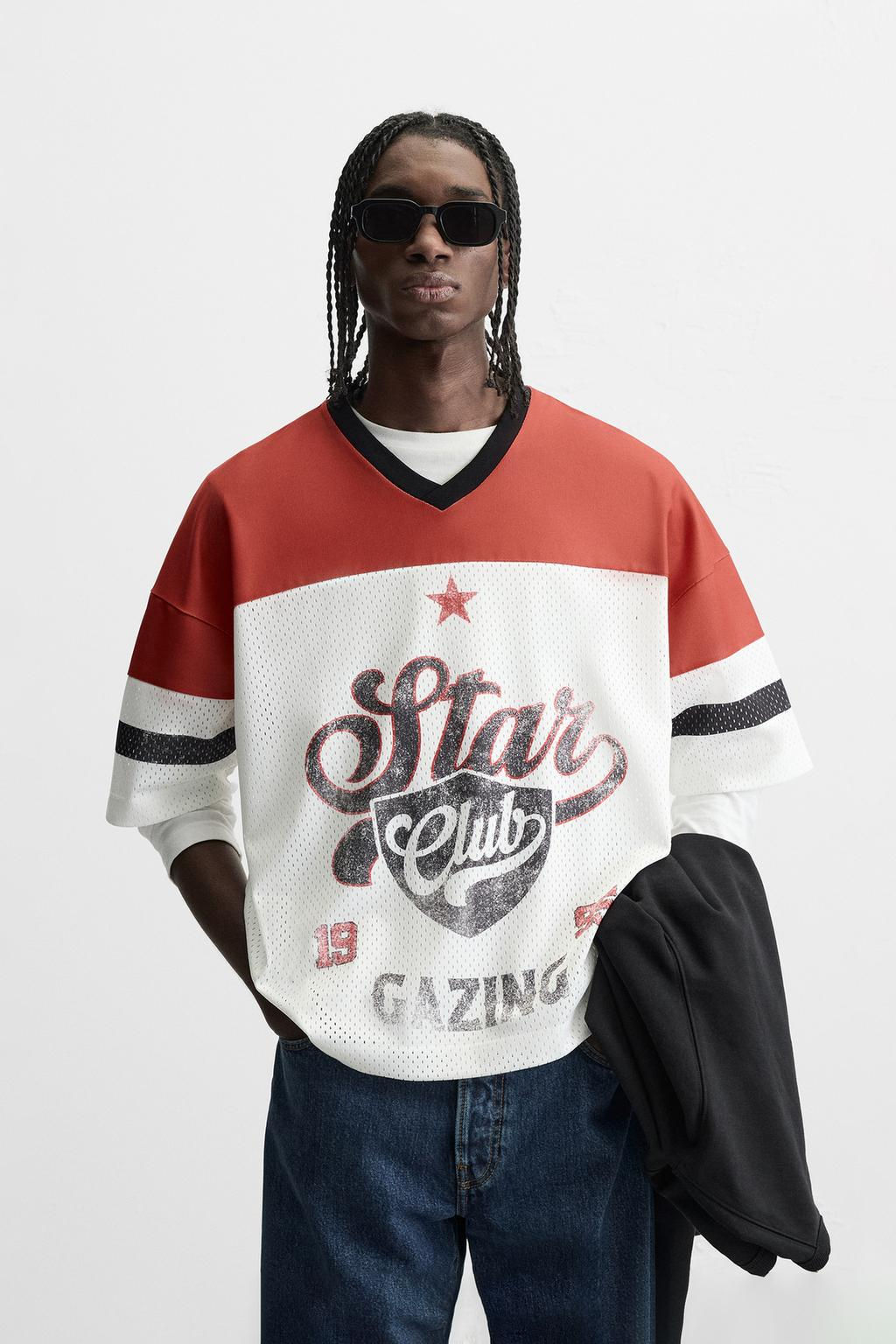 RETRO AMERICAN FOOTBALL T-SHIRT - Zara фото 2