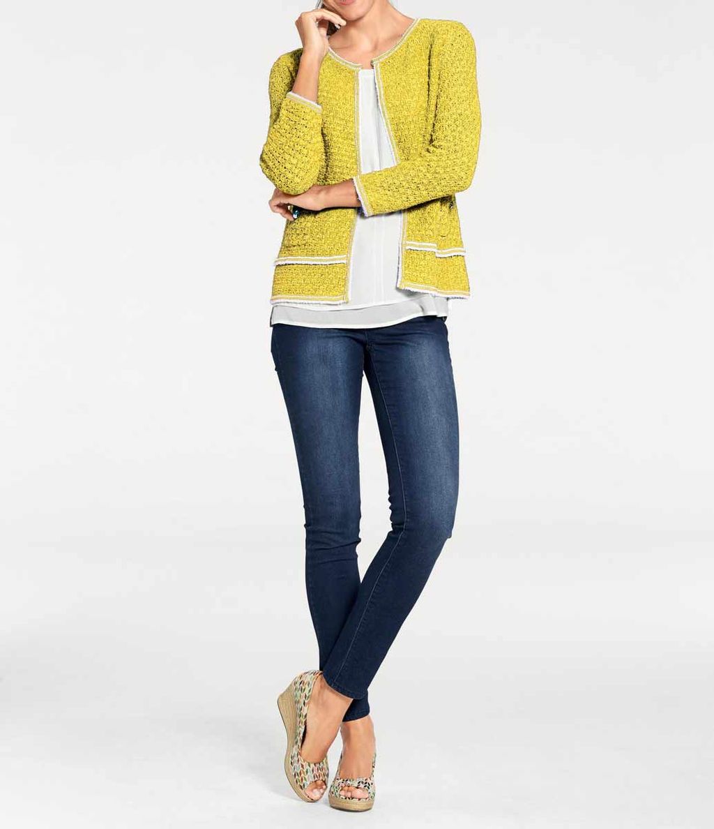 Кардиган, желтый - Patrizia dini фото 3