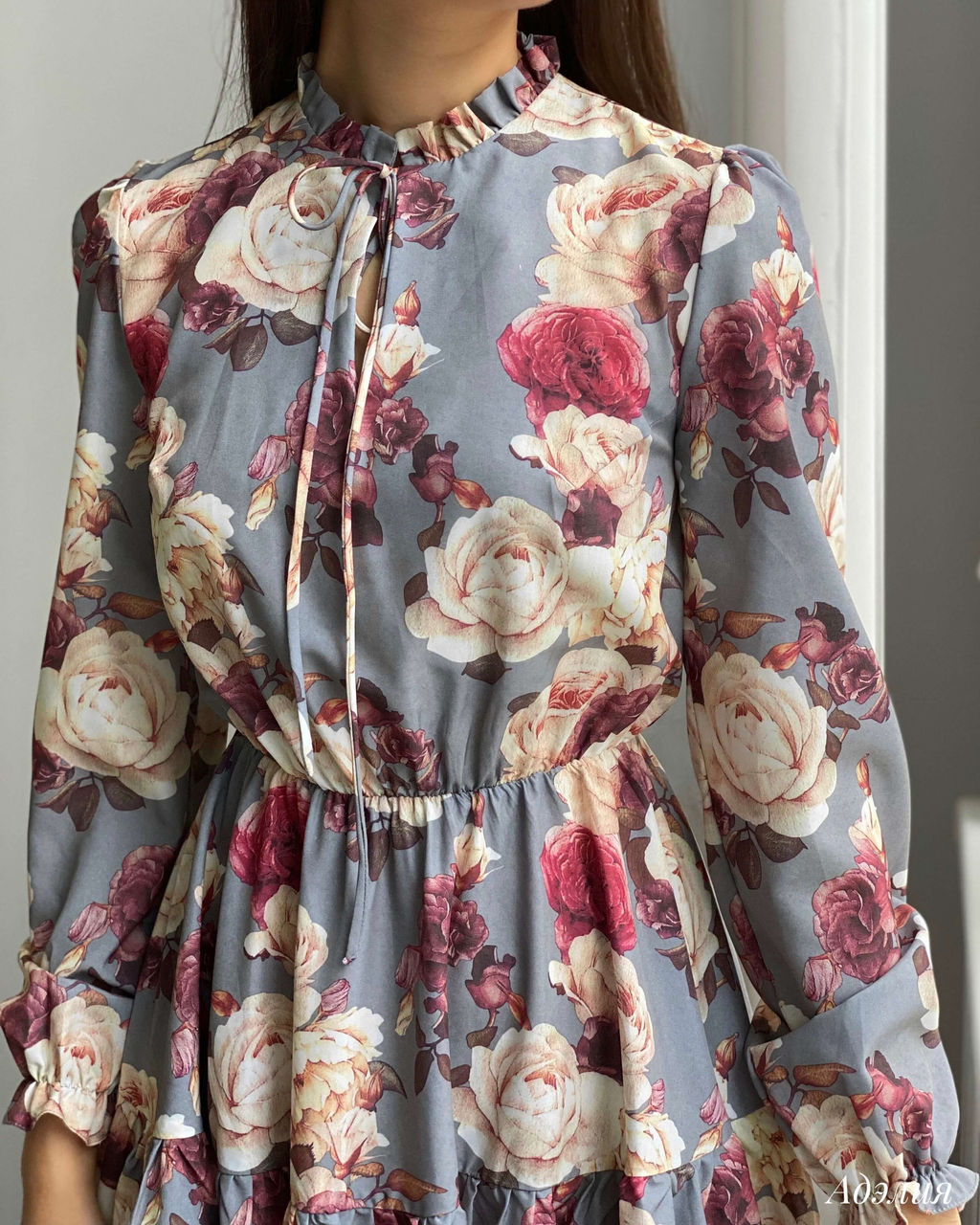 Платье Адэлия (серый) - Nadi bordo фото 2