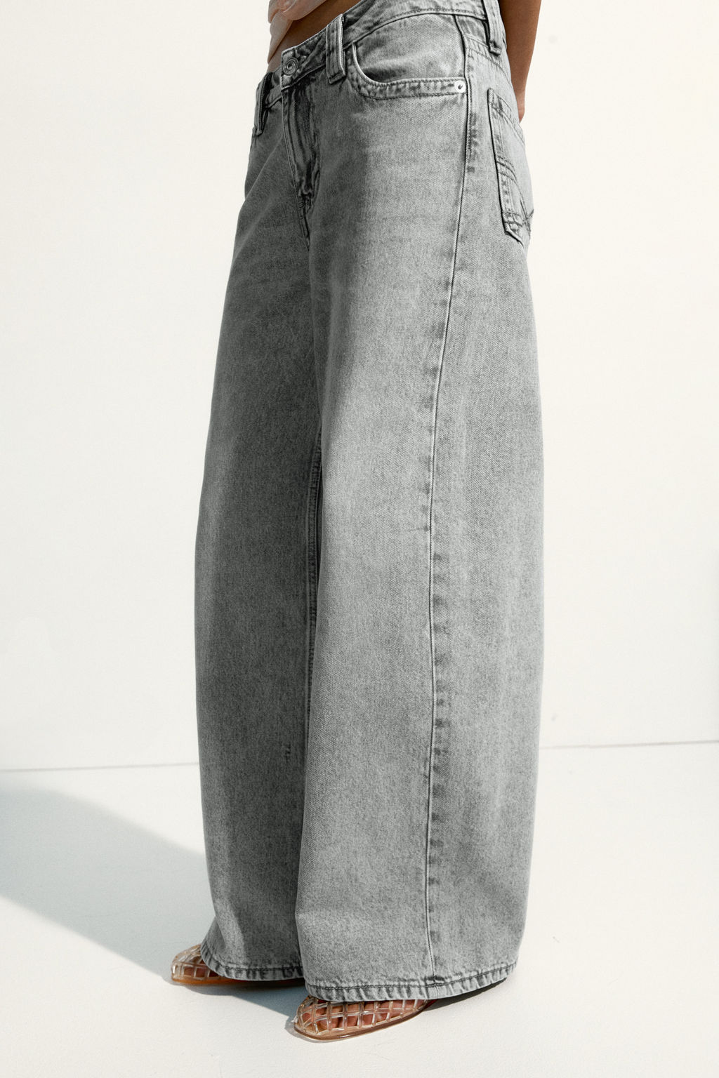 Baggy Wide Low Waist Jeans - H&m фото 5