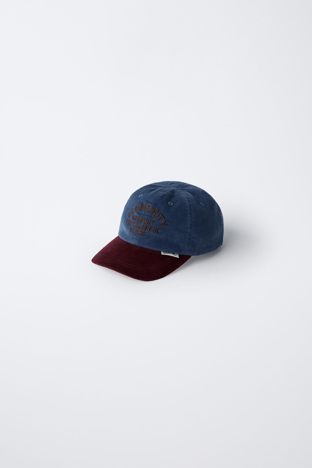CONTRAST CORDUROY CAP