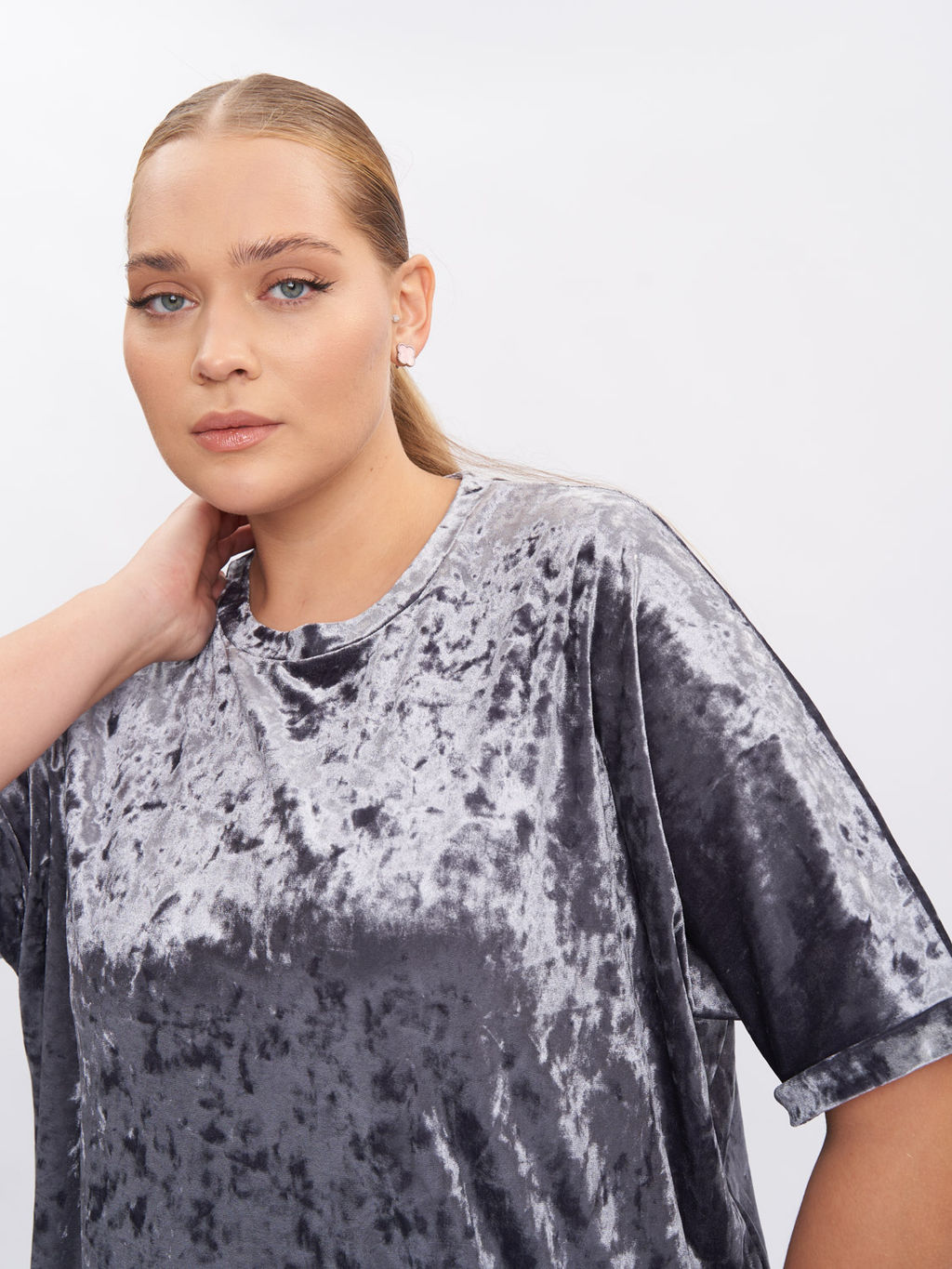 Бархатный костюм KO42911GRY23 - Артесса фото 3