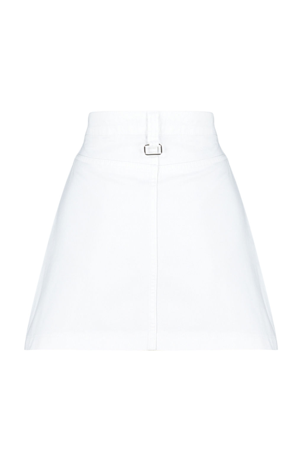 Beyaz Fermuar Detayl? Kargo Cepli Yuksek Bel Mini Denim Etek TWOSS24ET00080 - Trendyolmilla фото 8