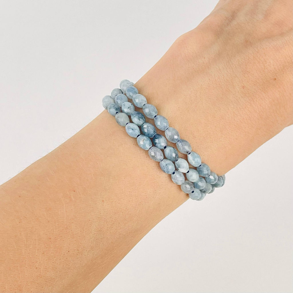 Бусины для украшений из Аквамарина 38 см