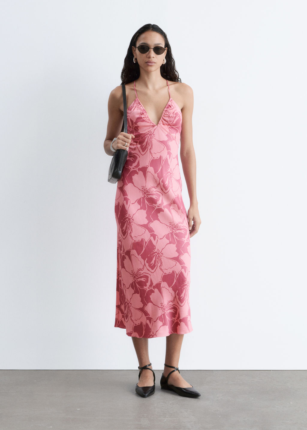 Vestido midi lencero de sat?n - H&m фото 4