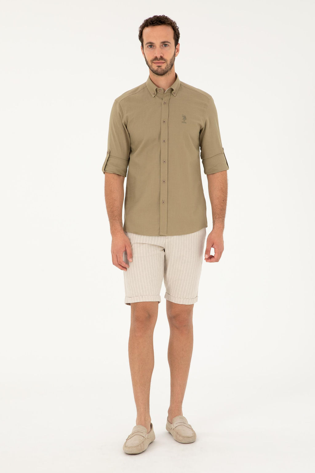 U. S. Polo Assn / Мужские шорты из песочной ткани - U.s. polo assn фото 3