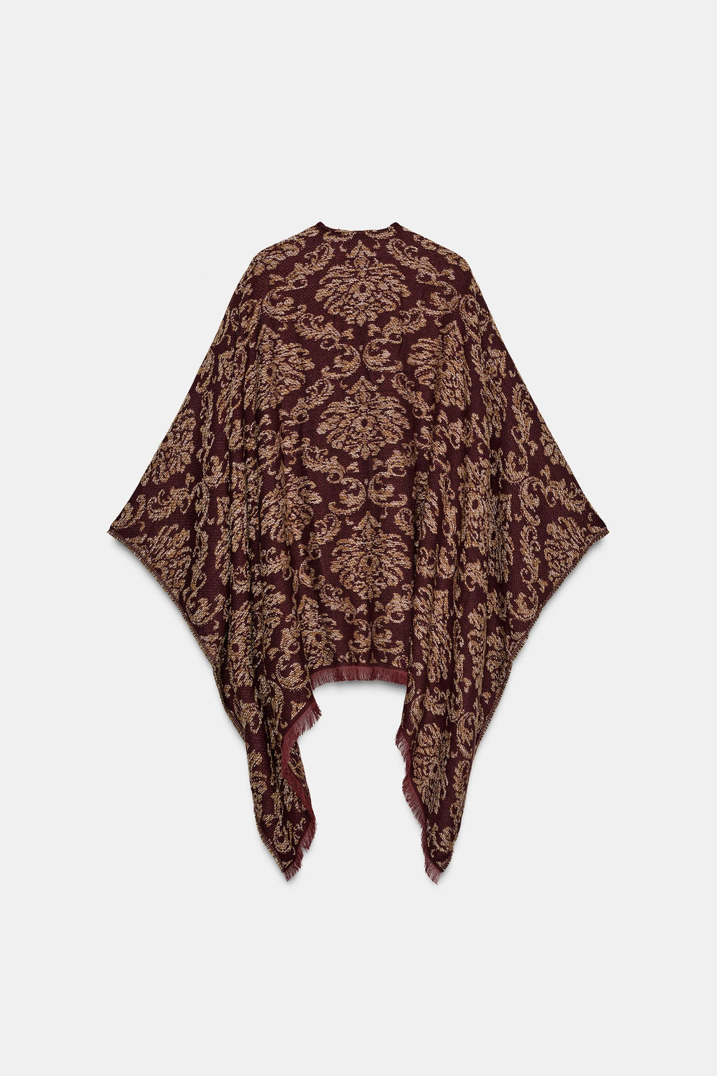JACQUARD LONG CAPE - Zara фото 4