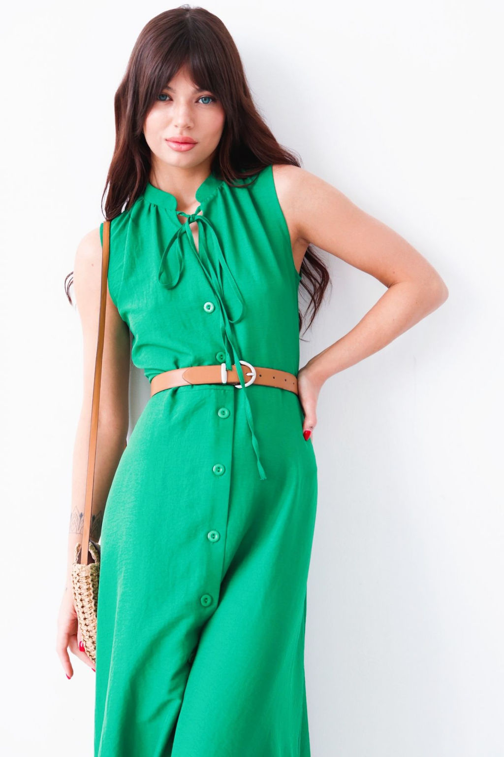 Платье, как из к/ф Красотка, зелёное - Martichelli фото 7