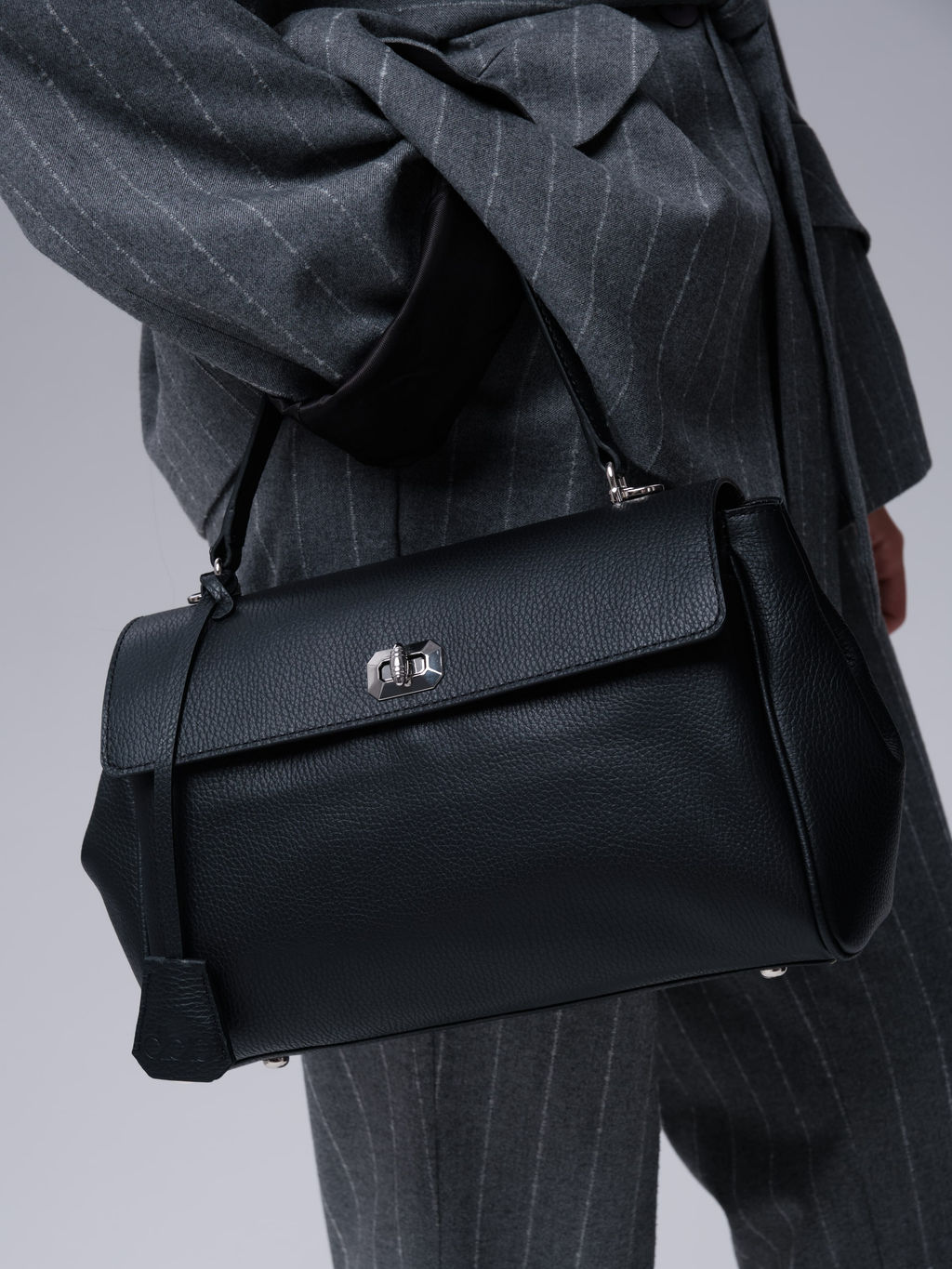 Кожаная сумка Nadi DBR 31356 черный фото 6