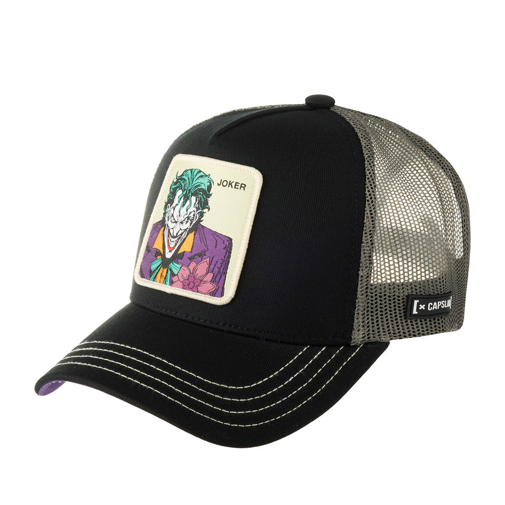 Бейсболка CAPSLAB арт. CL/DC6/1/CT/JKR3 DC Comics Joker (черный / серый)