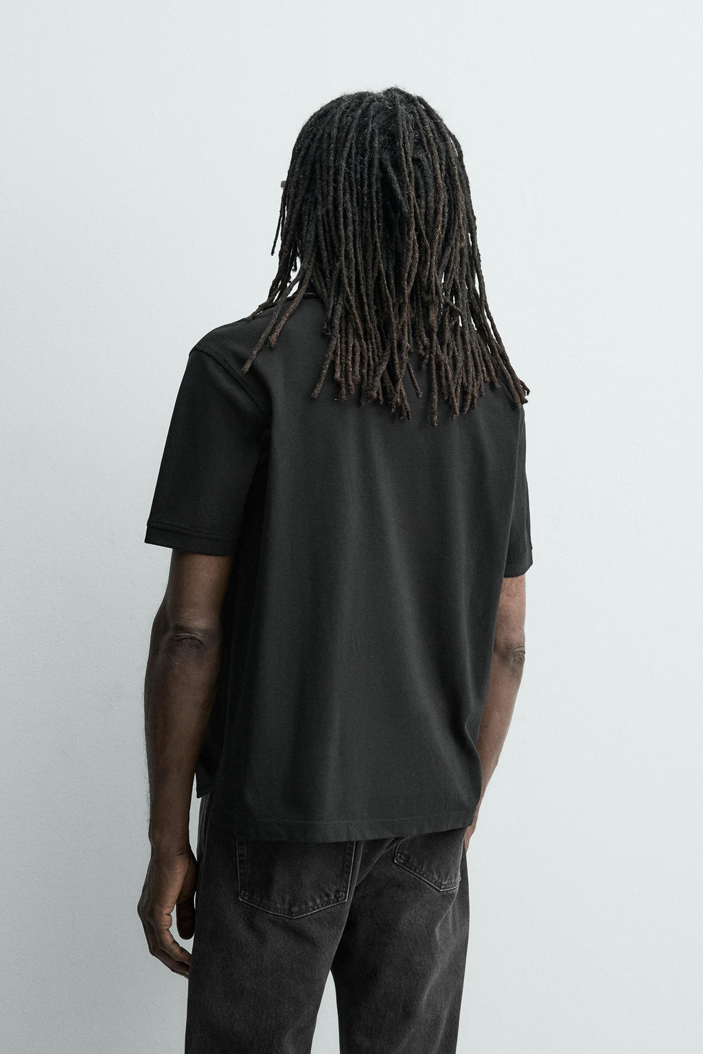 POLO PIQU? LAVADO AARON LEVINE X ZARA / Negro  фото 3