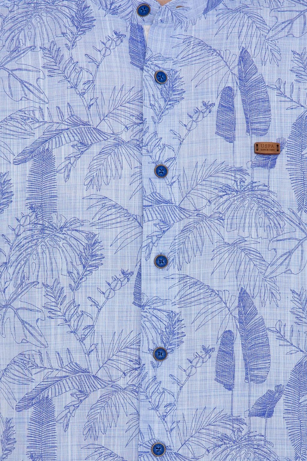 U. S. Polo Assn Мужская синяя рубашка с длинным рукавом - U.s. polo assn фото 6