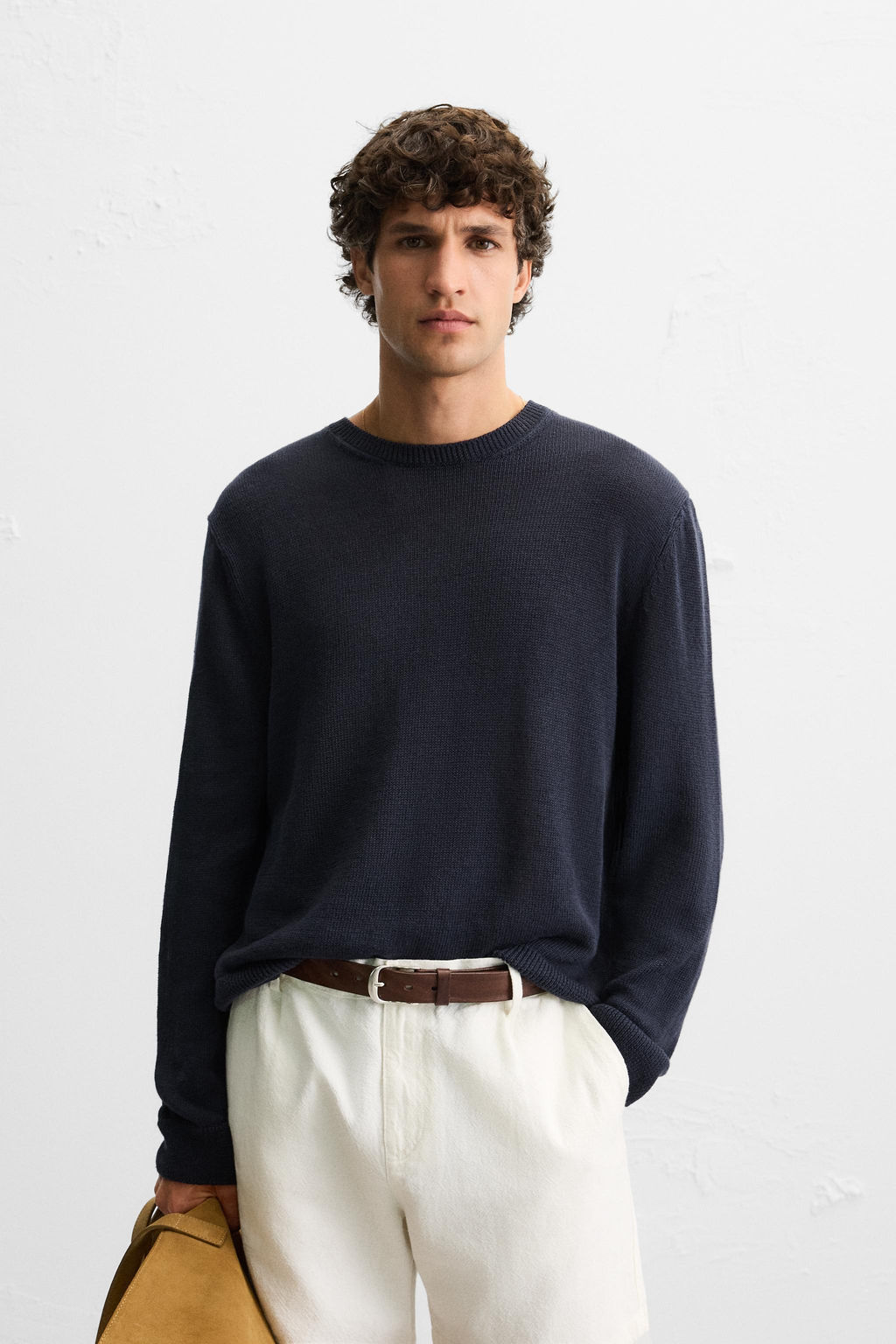 LINEN-COTTON SWEATER - Zara фото 2