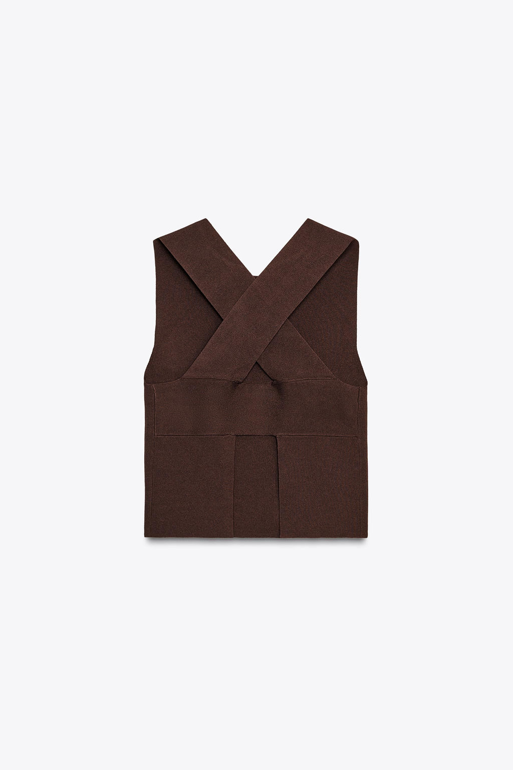 KNIT CUT-OUT BACK TOP