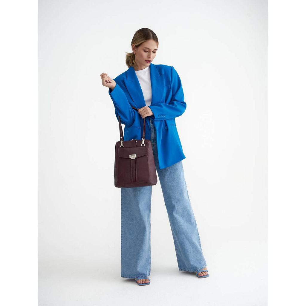 Женский рюкзак-трансформер Penrose Burgundy - Lakestone фото 9