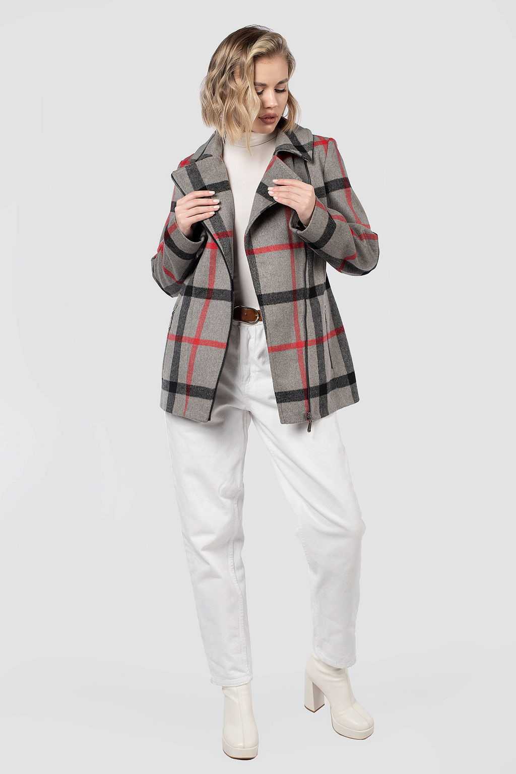 01-11645 Пальто женское демисезонное - El podio фото 3