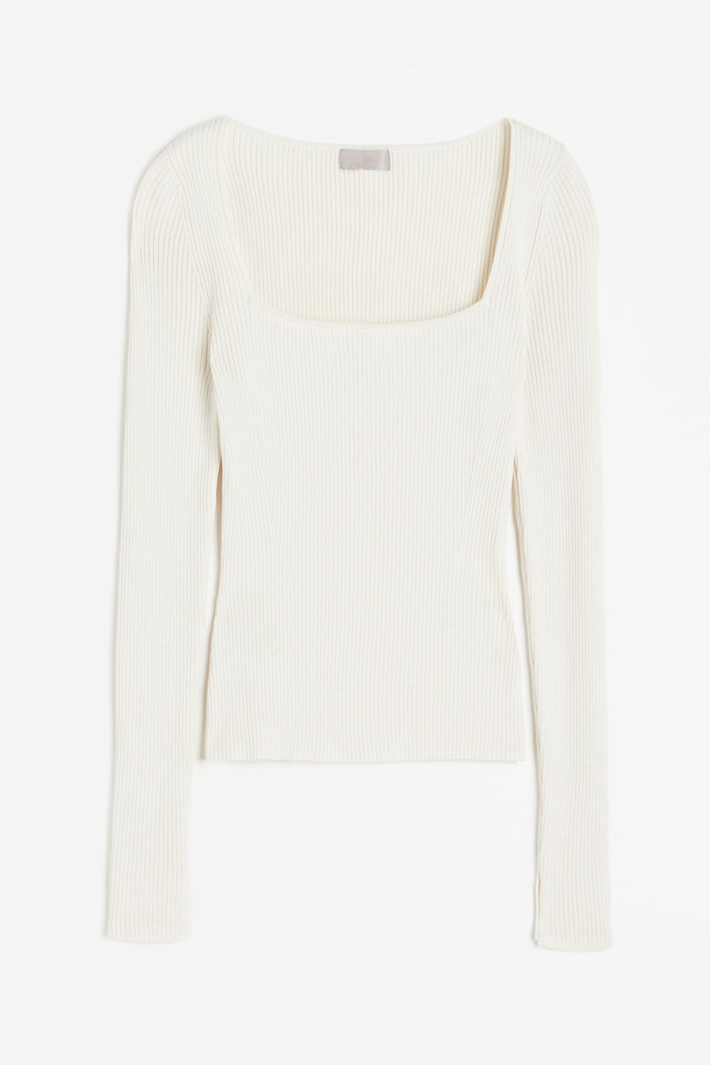 Top de canale con escote cuadrado - H&m фото 4