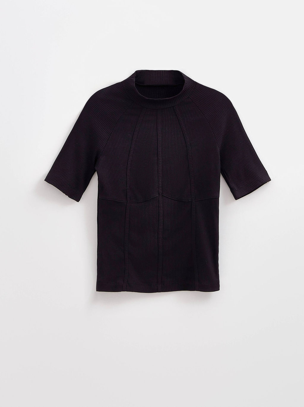 CONTE Джемпер в рубчик с имитацией корсета LD 2629 black - Conte elegant фото 5