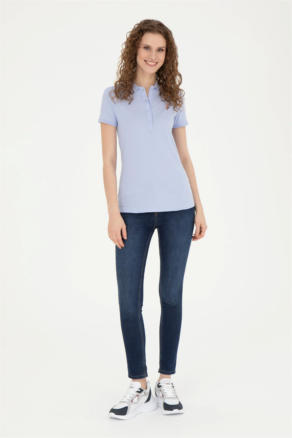 Kad_n Mavi Polo Yaka Ti__rt - U.s. polo assn фото 4