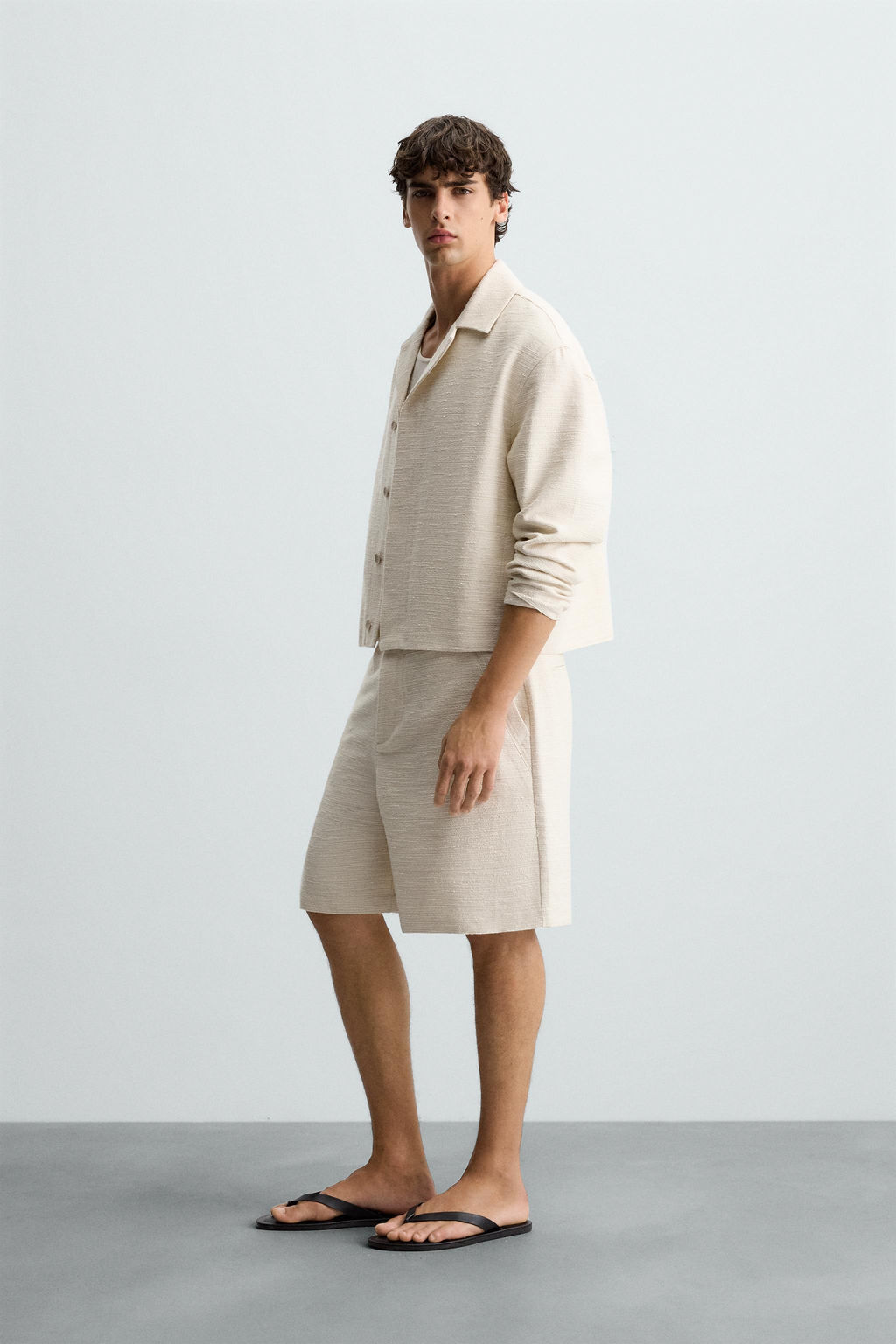 TEXTURED OVERSHIRT - Zara фото 11