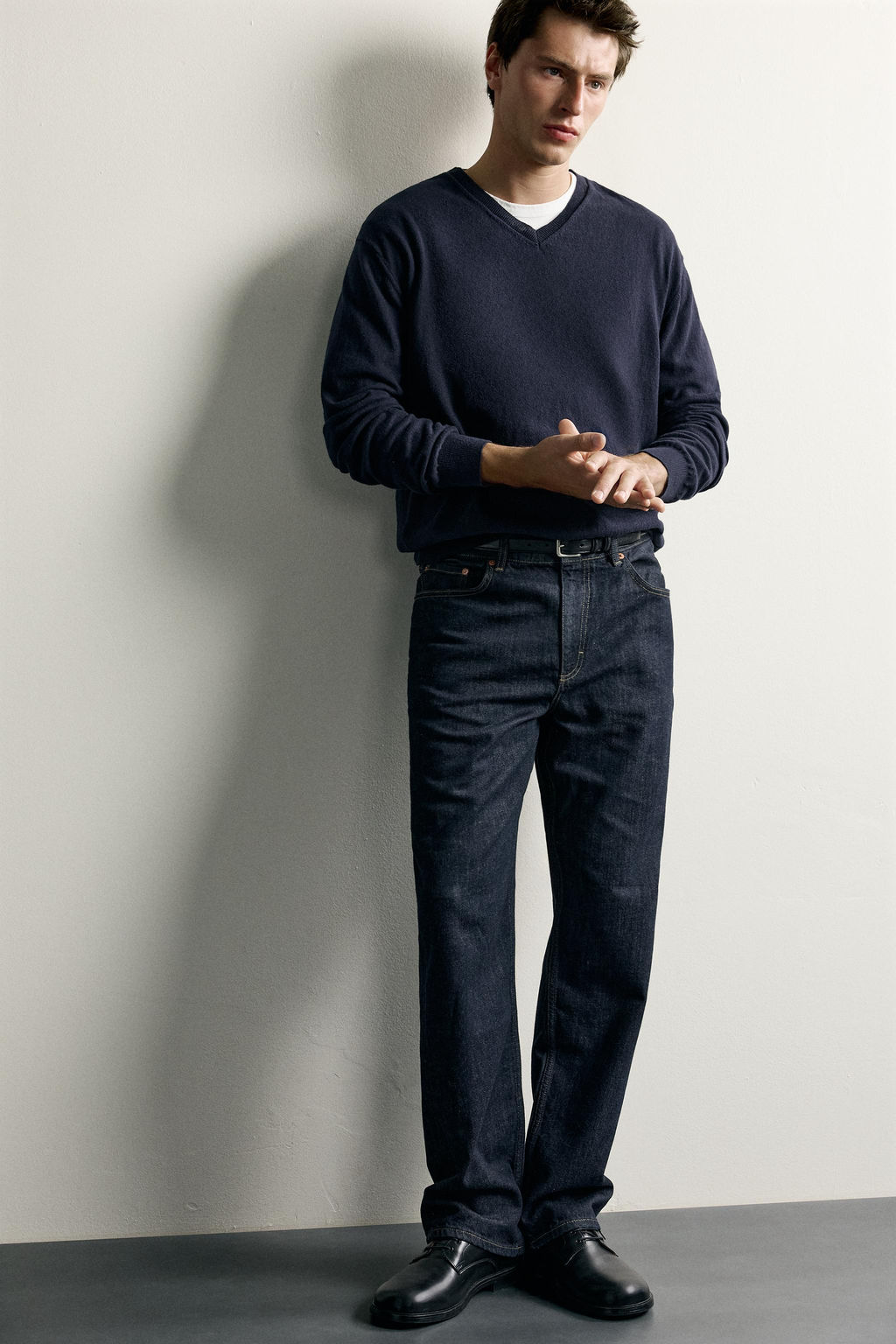 JEANS STRAIGHT FIT / ?ndigo oscuro - Zara фото 6