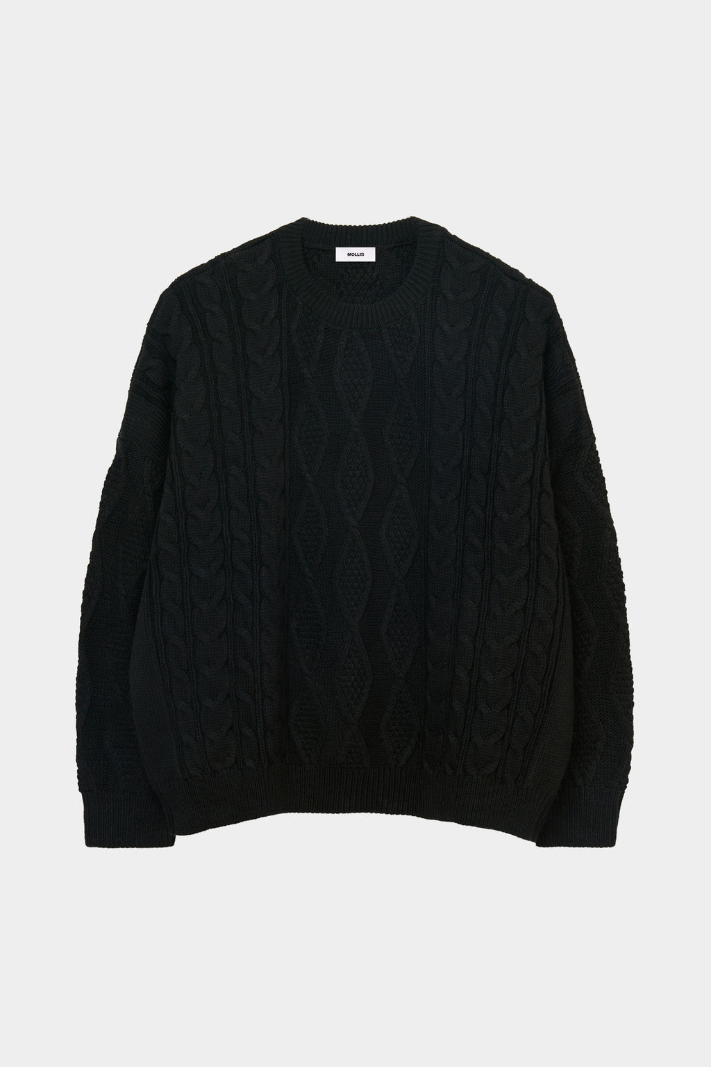 Джемпер из трикотажа с косами - Mollis фото 4