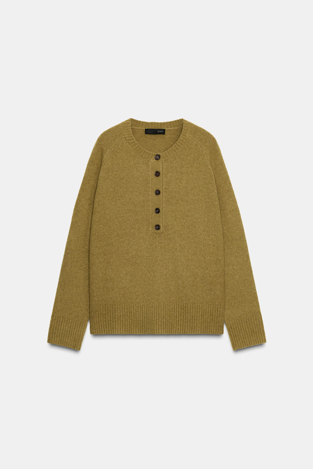 BUTTONED KNIT JUMPER - Zara фото 6