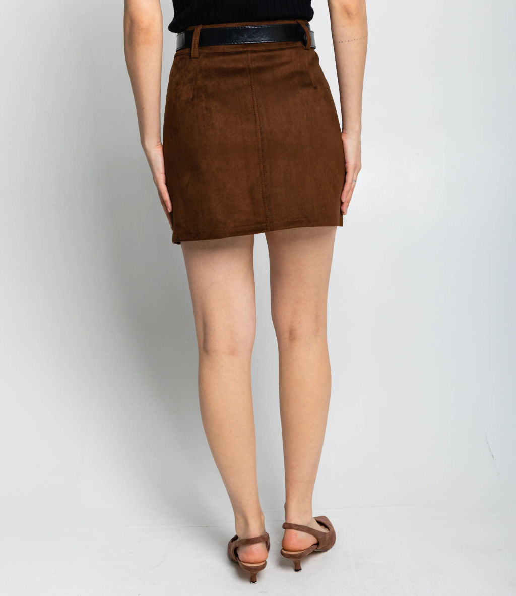 Юбка #КТ8525 (1), шоколадный