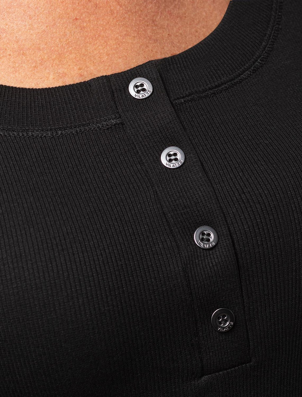 VILATTE / Джемпер из фактурного трикотажа в рубчик  фото 3