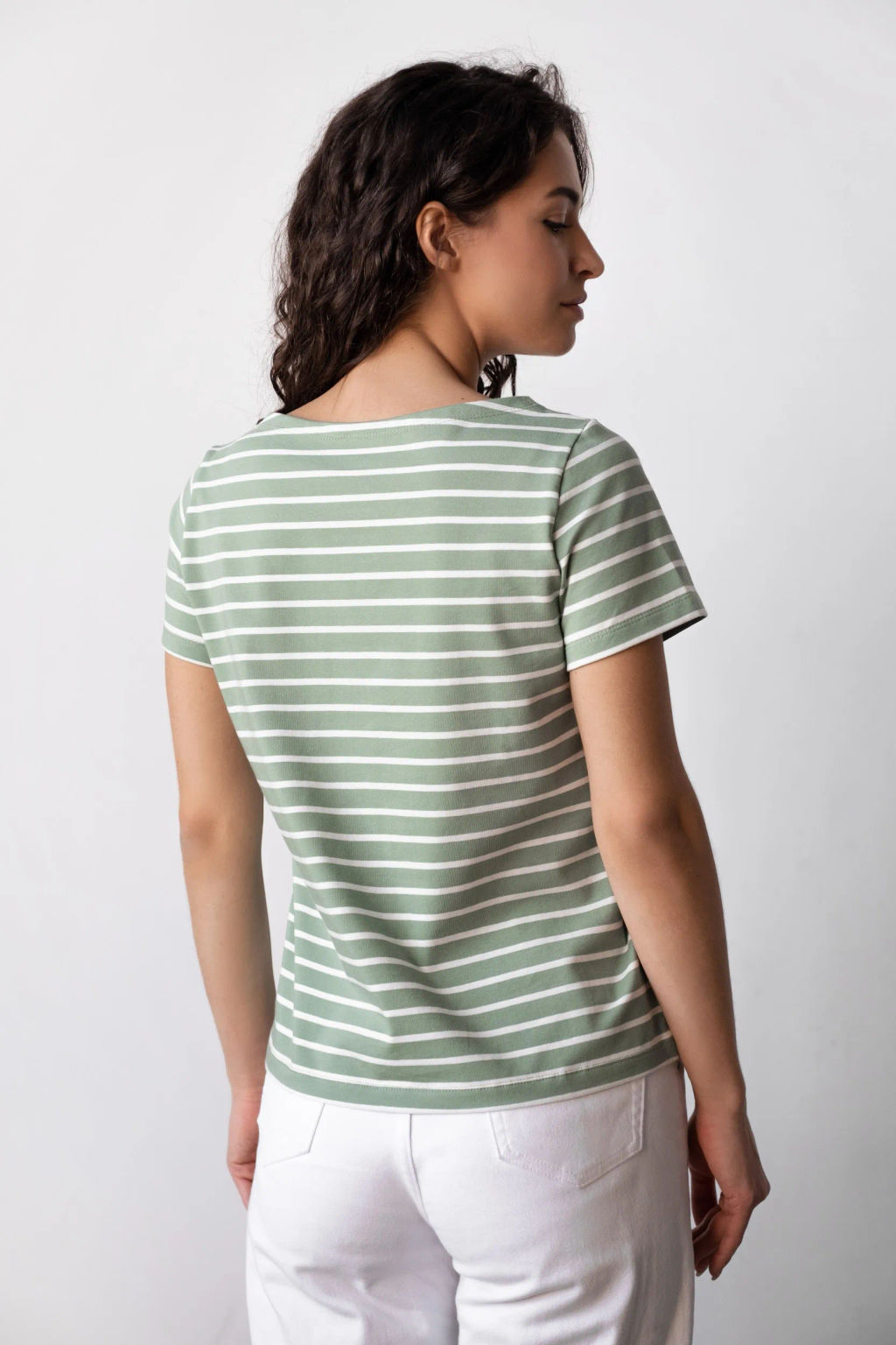 Футболка ТП 145п-7 Зеленый / экрю - T.C.T фото 7