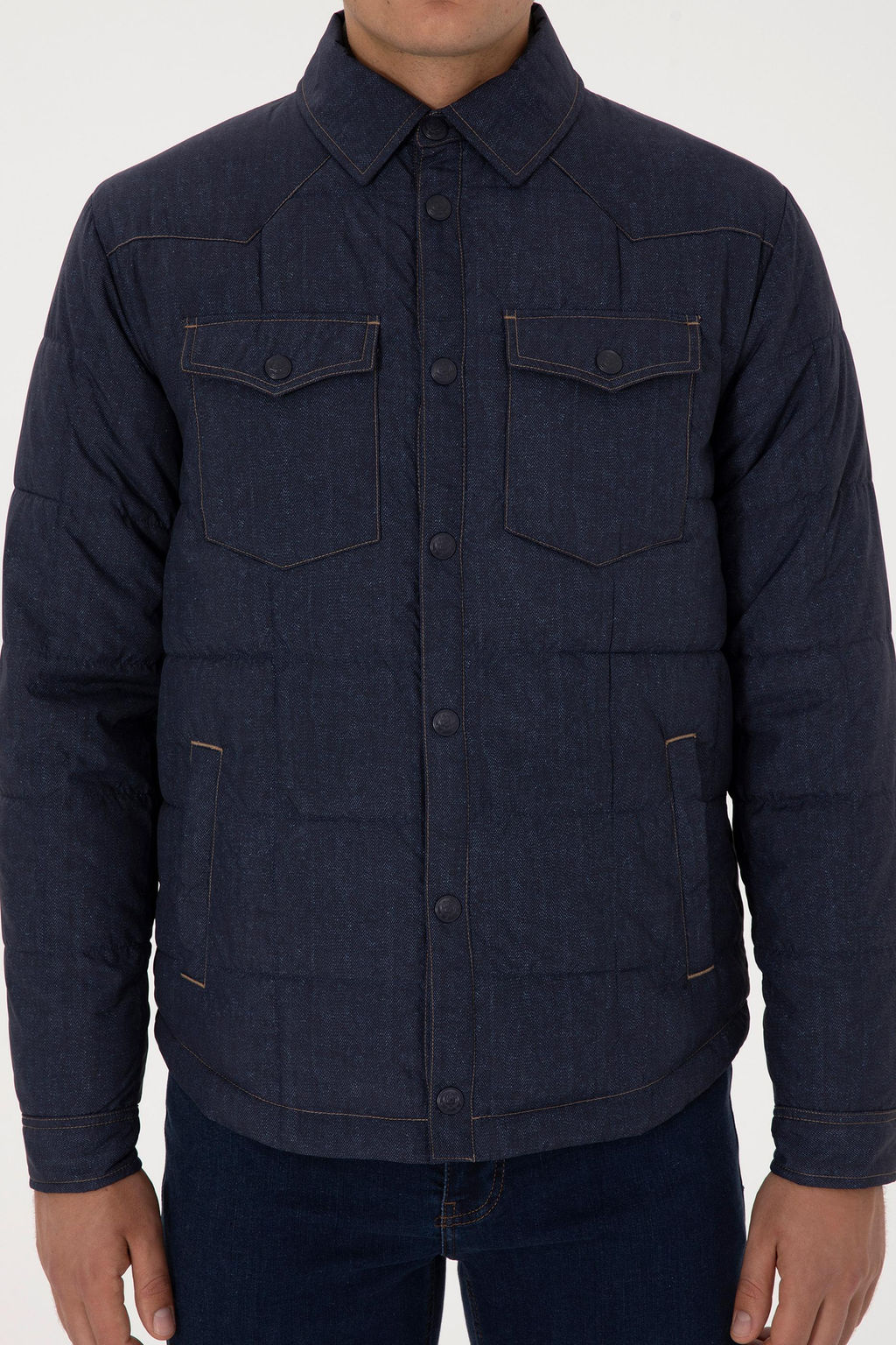 Erkek Lacivert Mont - U.s. polo assn фото 6