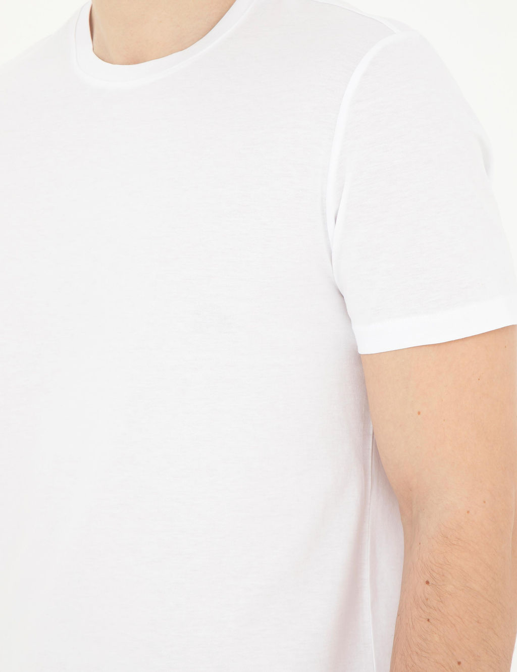 Beyaz Slim Fit Ti__rt