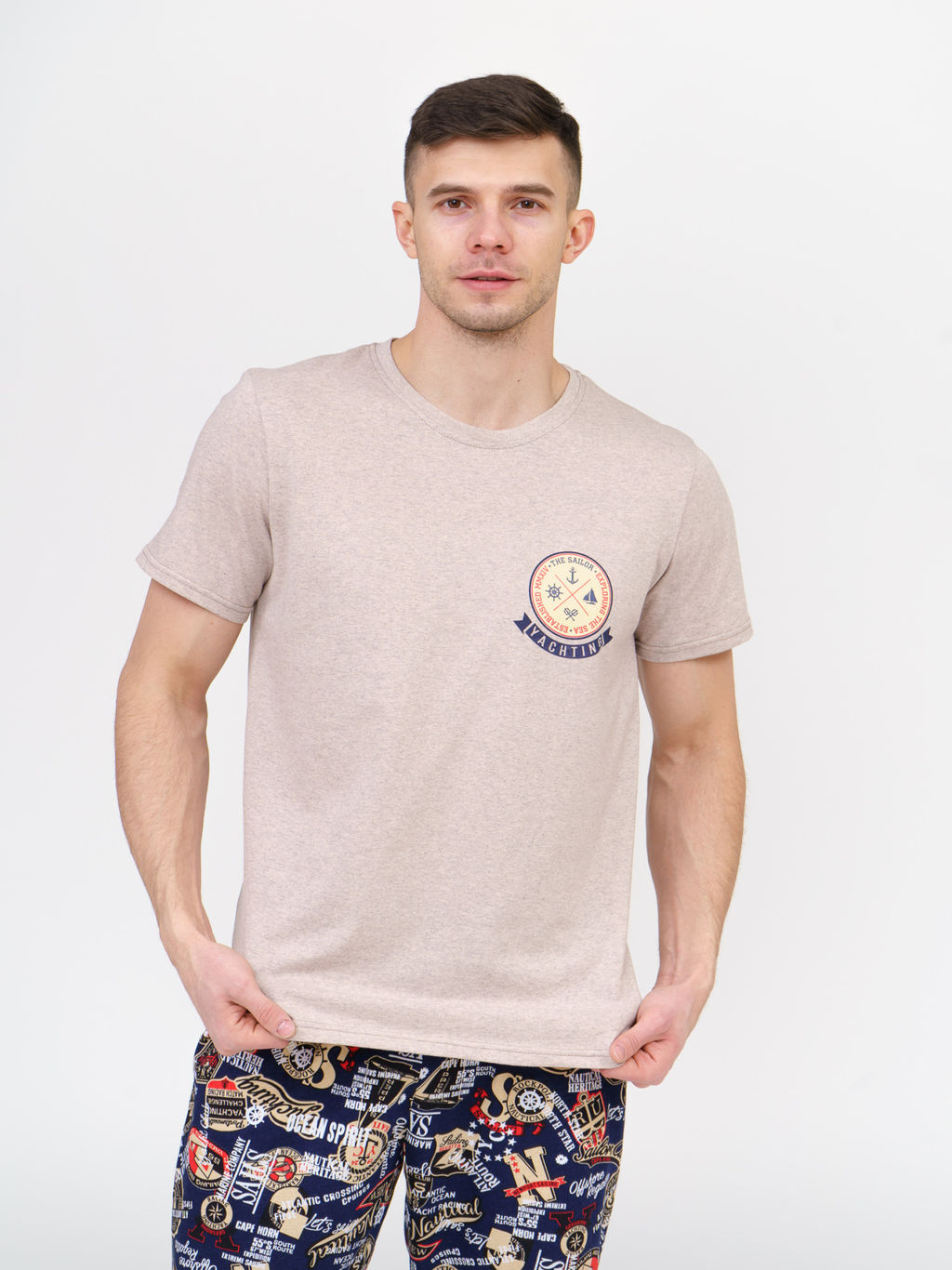 М50 Костюм"Синий/Коралл"