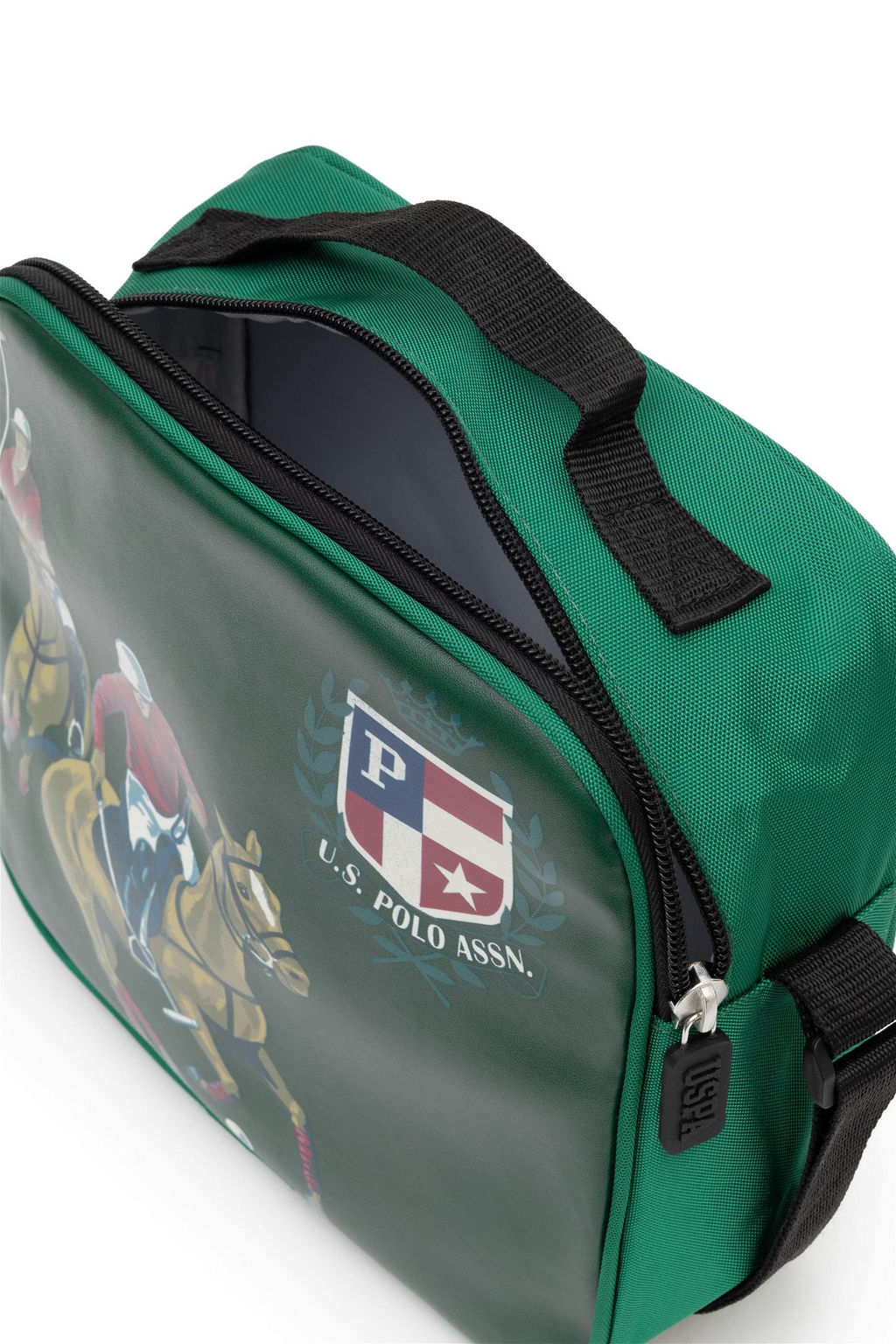 Зеленая школьная сумка для мальчика - U.s. polo assn фото 5