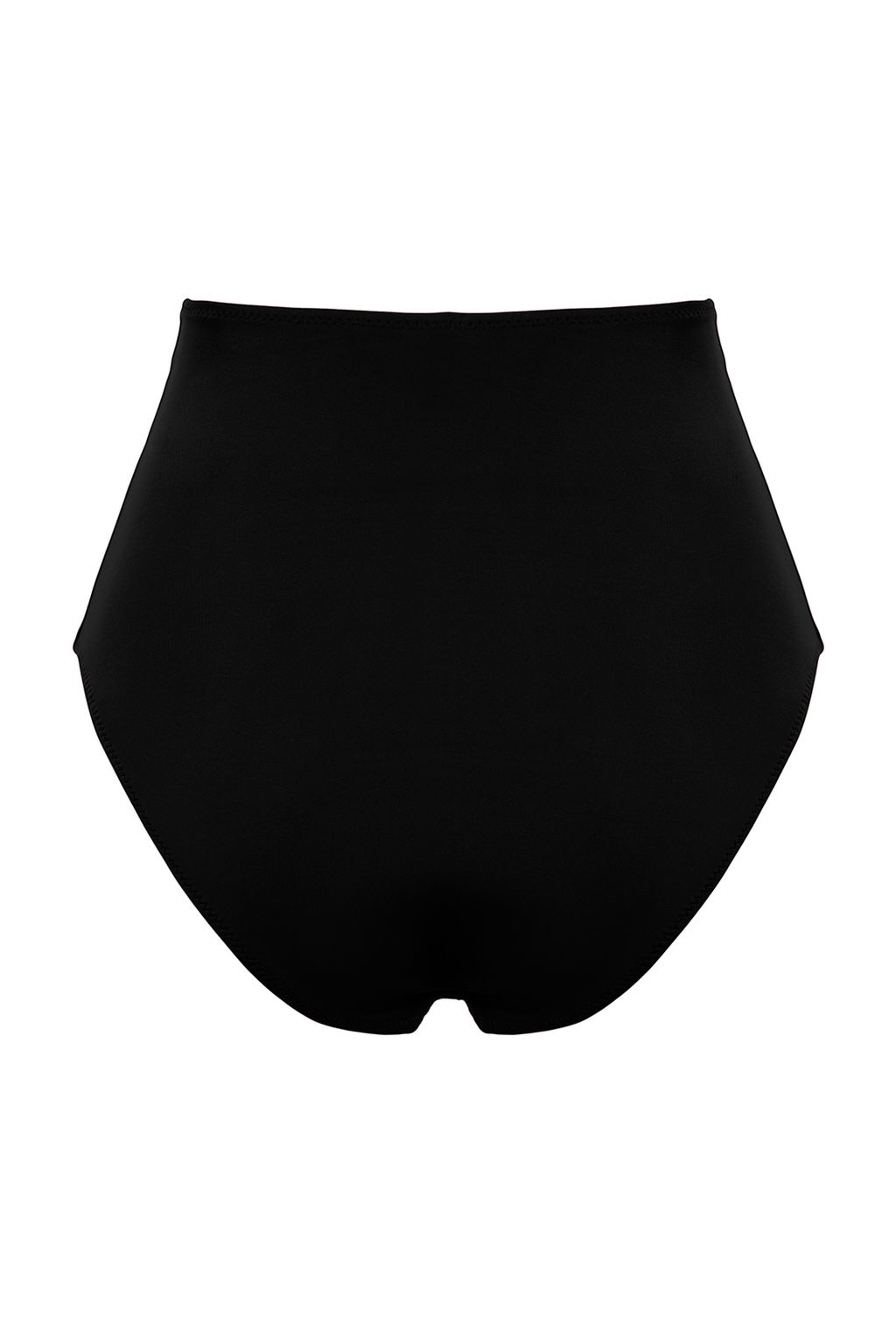 Siyah Premium Aksesuarl? Yuksek Bel Hipster Bikini Alt? TBESS24BA00127