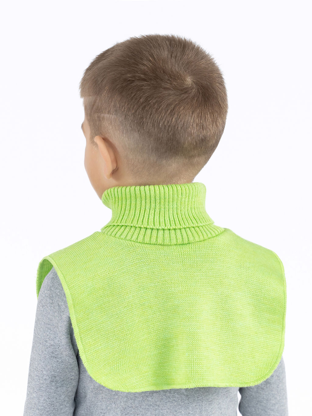 Манишка вязаная черная Ш-111 (48-54)