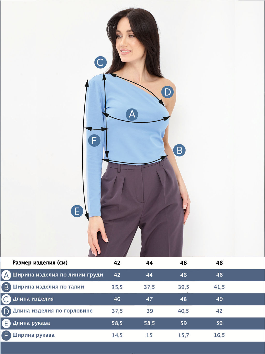 Джемпер женский T-lab TL-JP-0019Kn-голубой  фото 7