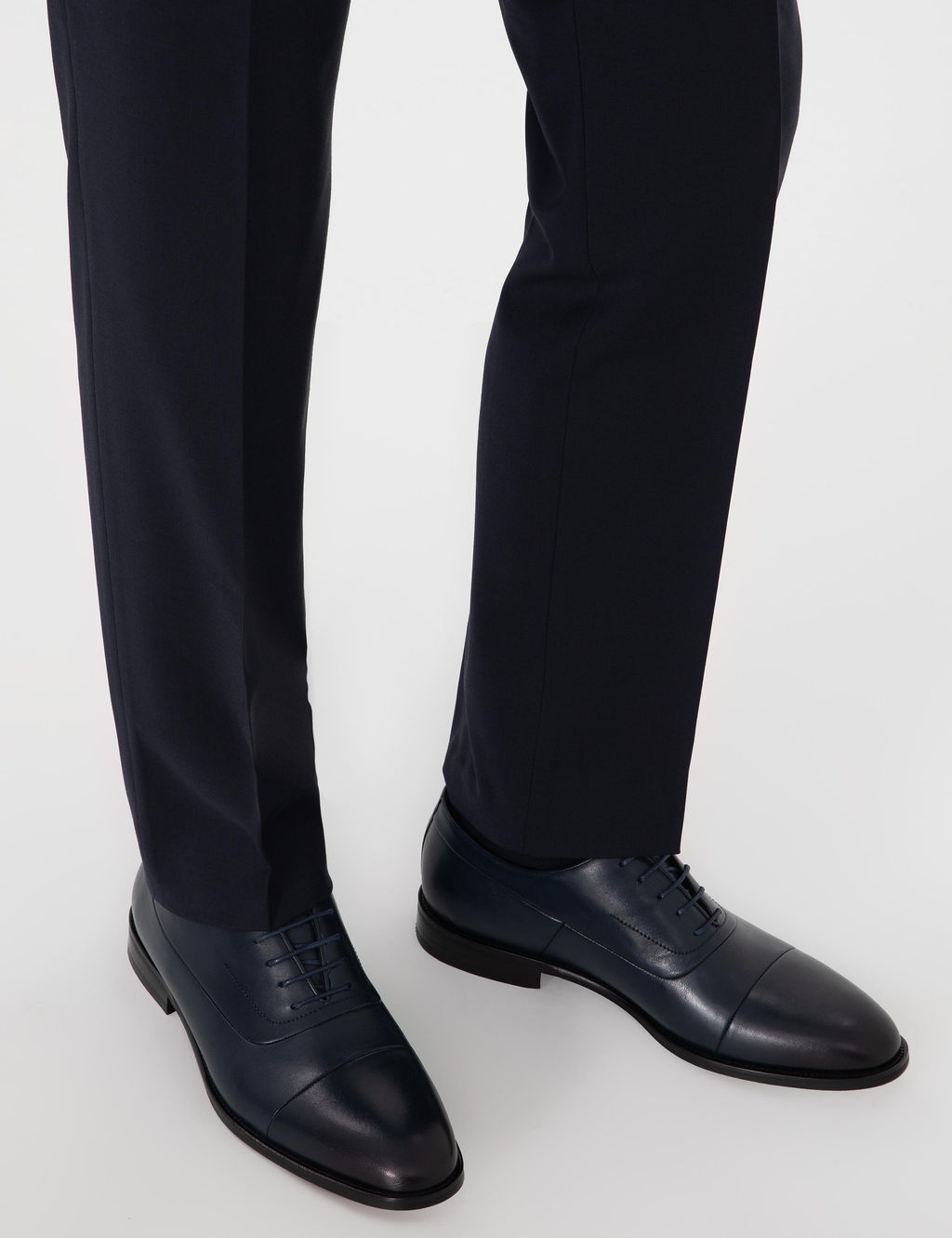 Lacivert Klasik Ayakkab_