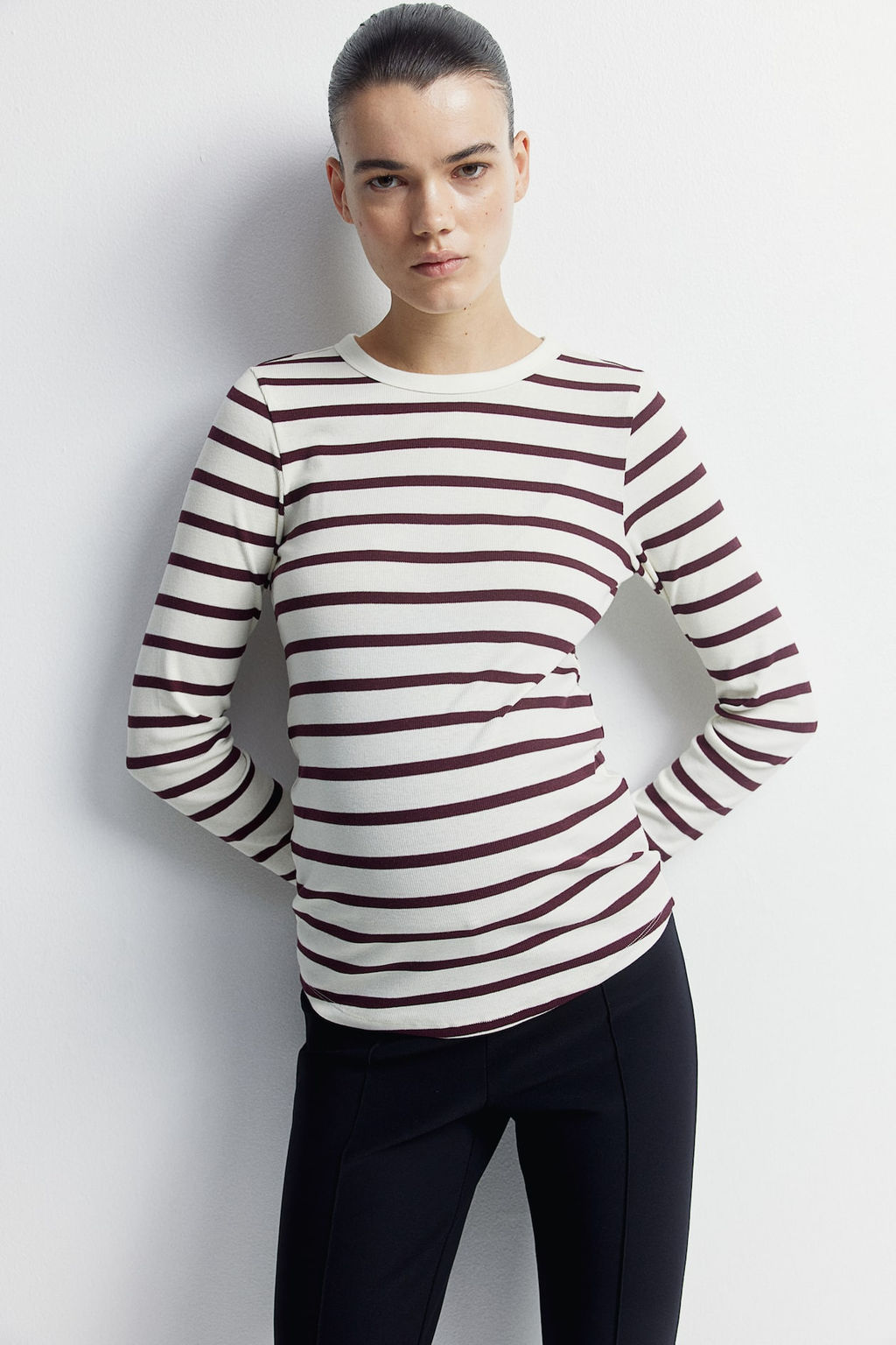 MAMA Camiseta en punto de canale - H&m фото 2