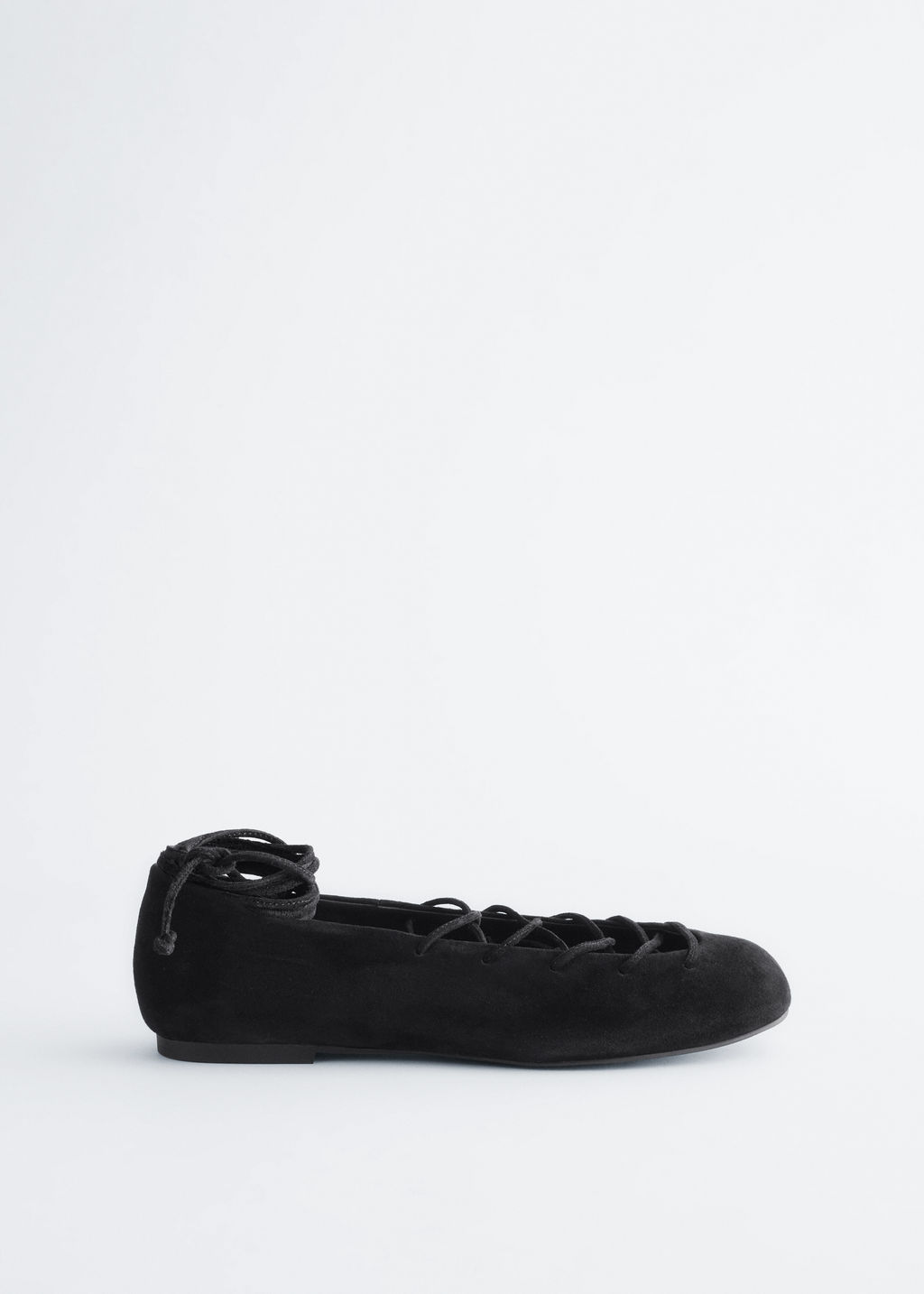 Bailarinas de piel con cordones - H&m фото 2