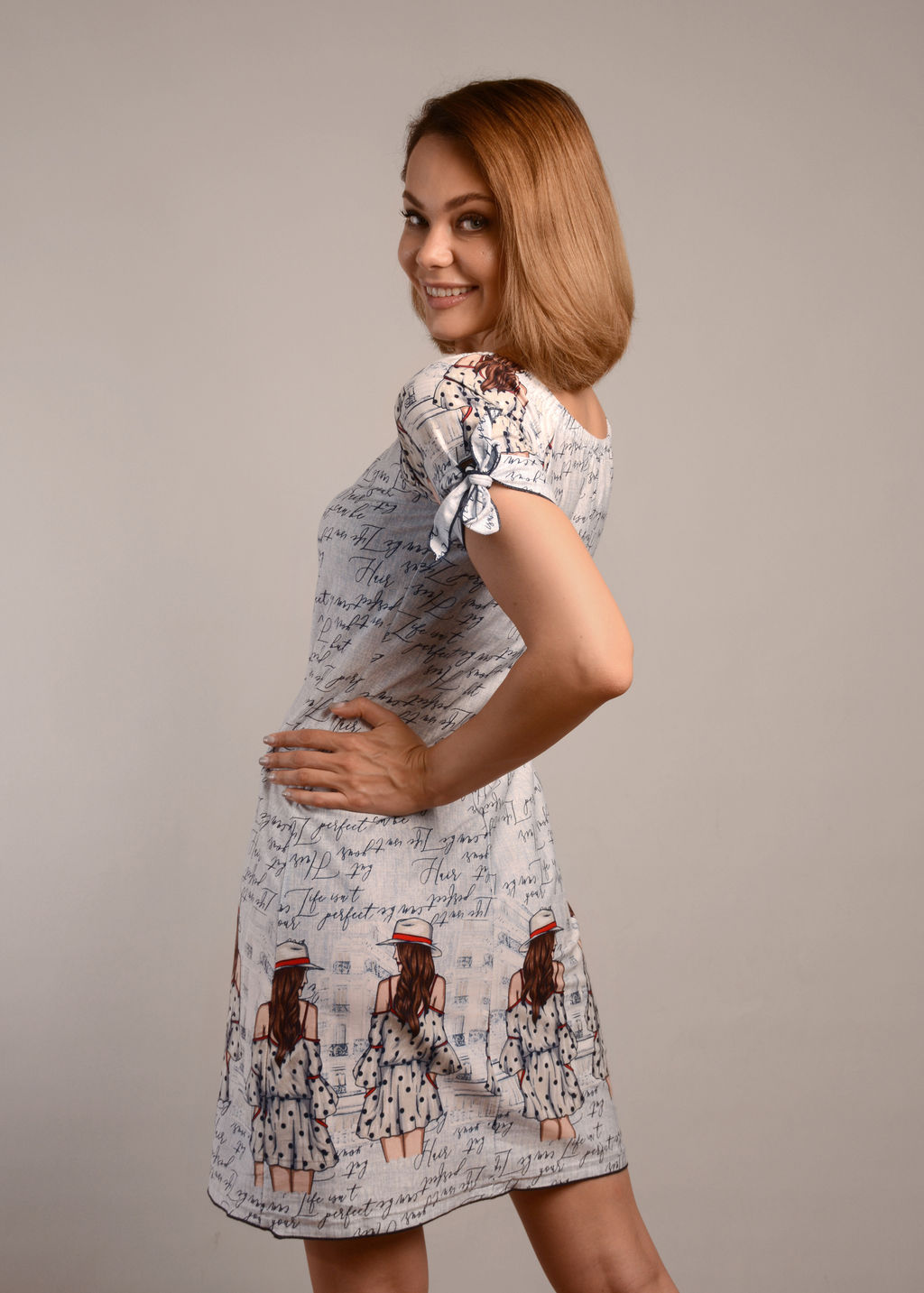 Платье женское БАРСЕЛОНА (голубой № 10) - Ивановская трикотажная компания фото 5