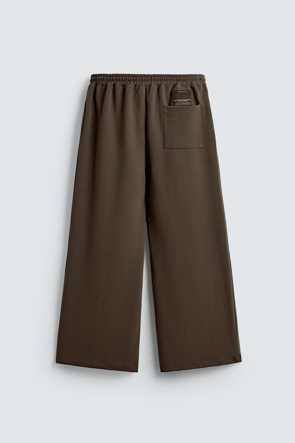 LABEL INTERLOCK TROUSERS - Zara фото 9