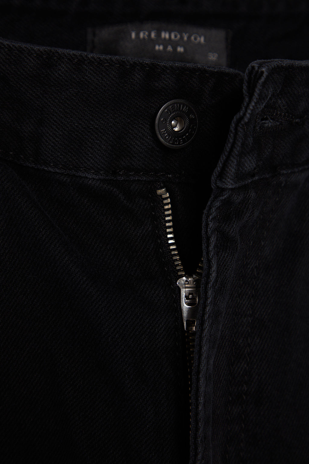 TRENDYOL MAN Siyah %100 Pamuk Genis Kal?p Kargo Cepli Jeans Bol Kot Pantolon TMNAW24JE00026 - Trendyolmilla фото 6