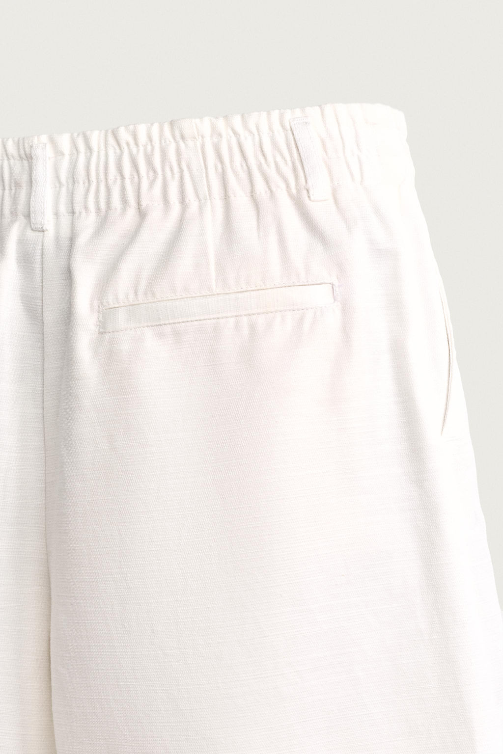 BERMUDA WIDE FIT ALGOD?N - LYOCELL / Blanco - Zara фото 10